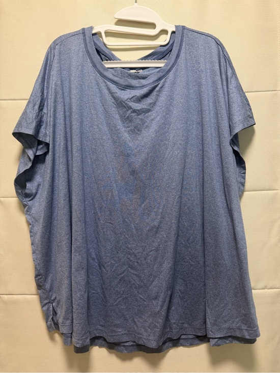 Maurices Tops - Maurices Blue Heather Tee Plus Size 4X Soft Short Sleeve Casual Basic Top